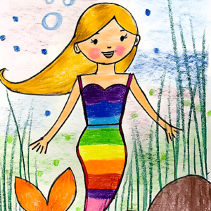 Cute Rainbow Mermaid | 1.5 Hr | Pre-Recorded | 4-7 Years