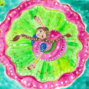Garba Perspective Artwork | 1.5Hr | Pre - Recorded | 10+Years & Moms