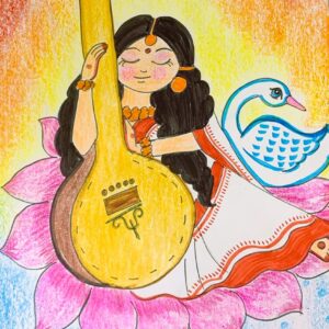 Vasant Panchami Illustration Art | 2Hr | Pre-Recorded | 8-10 Years
