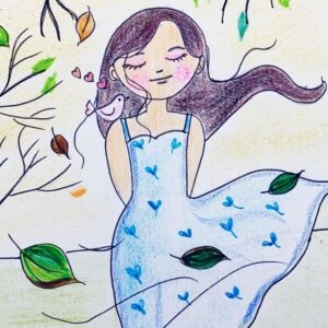 Girl Standing with a Bird | 1Hr | Pre-Recorded | 8-10 Years
