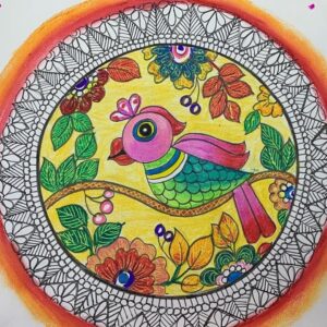 Parrot Doodle mandala Art | 2Hr | Pre - Recorded | 10+Years & Moms