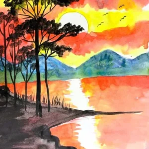 Landscape Wet & Wet | 1Hr | Pre - Recorded | 8-10 Years