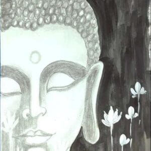 Lord Buddha Pencil Shading Art | 1Hr | Pre - Recorded | 10+Years & Moms