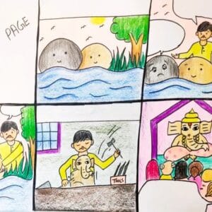 Comic Stripe Artwork | 2Hr | Pre - Recorded | 10+Years & Moms