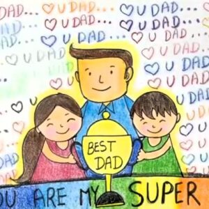 My Superhero – Father's Day Artwork | 2Hr | Pre-Recorded | 4-7 Years