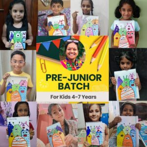 Just โน499 | Pre-Junior 4-7 Years | 20 Artworks | Step-By-Step Art Tutorials