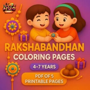 Rakshabandhan Coloring Pages For Kids | PDF Of 5 Printable Pages