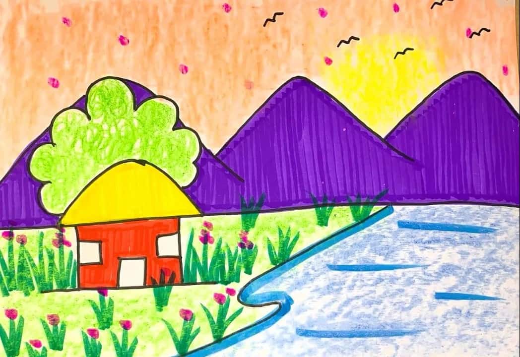 Pre Junior Batch Landscape Artwork | 1 Hr | Pre-Recorded | 4-7 Years